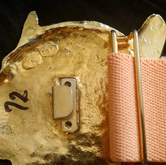 Vintage Mimi Di N RARE leopard belt buckle 70's - Picture 3 of 5